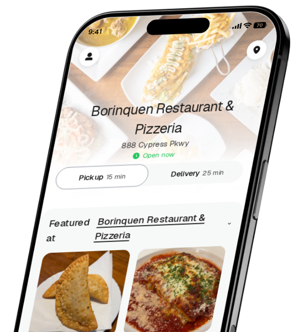 Borinquen Restaurant & Pizzeria app preview