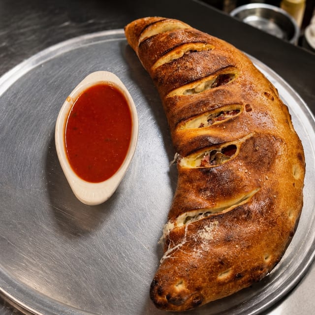 18 Veggie Calzone.