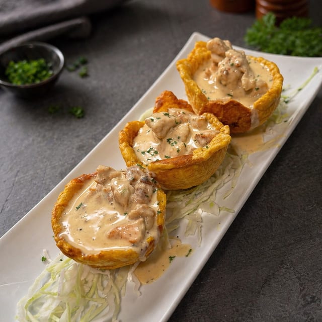 Tostones Rellenos Chicken.